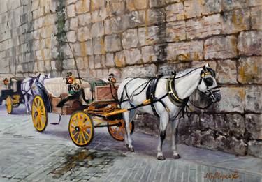 "Carriages by the Alcazar, Seville" thumb