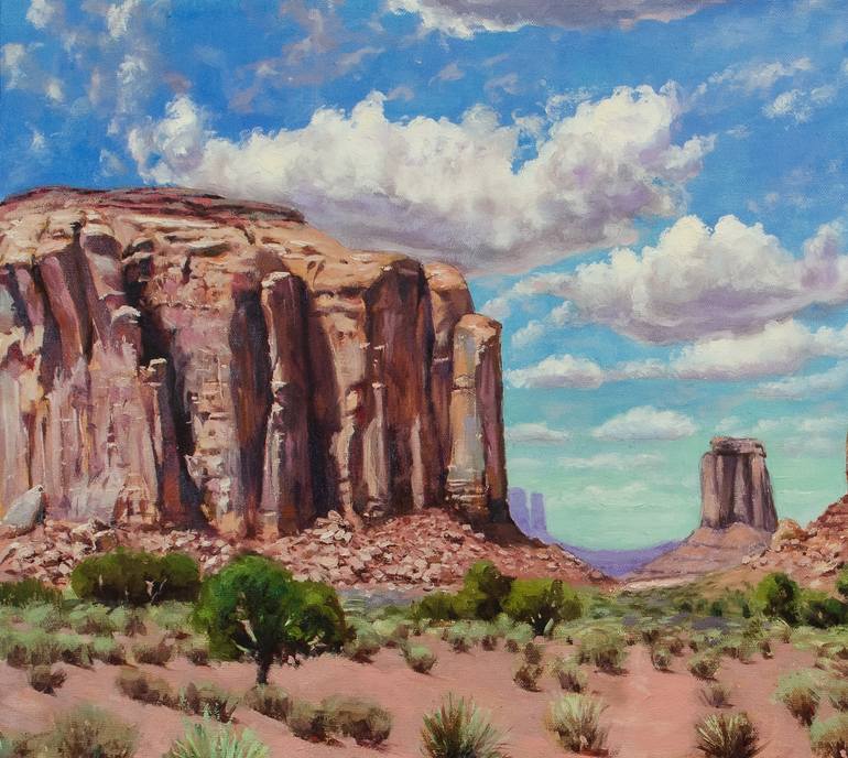 Original Impressionism Landscape Painting by Jose Blanco