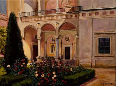 Print of Realism Garden Paintings by Jose Blanco