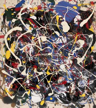 Original Abstract Expressionism Abstract Paintings by Robert Miskines