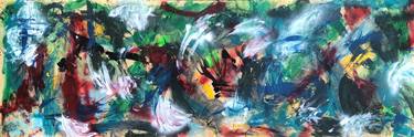 Original Abstract Expressionism Abstract Paintings by Robert Miskines