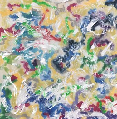 Original Abstract Expressionism Abstract Paintings by Robert Miskines