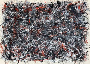 Original Abstract Expressionism Abstract Paintings by Robert Miskines