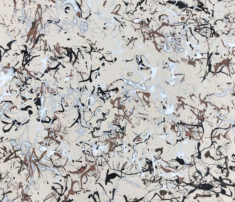Original Abstract Expressionism Abstract Paintings by Robert Miskines