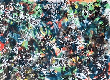 Original Abstract Paintings by Robert Miskines