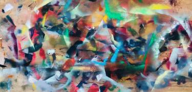 Original Abstract Expressionism Abstract Paintings by Robert Miskines