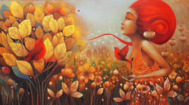 Print of Figurative Fantasy Paintings by humberto jimenez medina