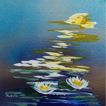 Original Abstract Seascape Paintings by Lady Ju Jurita