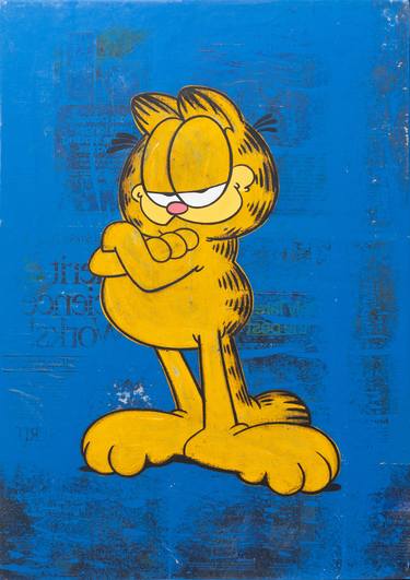 Saatchi Art Artist zdravko jankovic; Paintings, “Garfield smile” #art