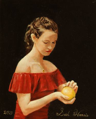 Girl with Orange thumb