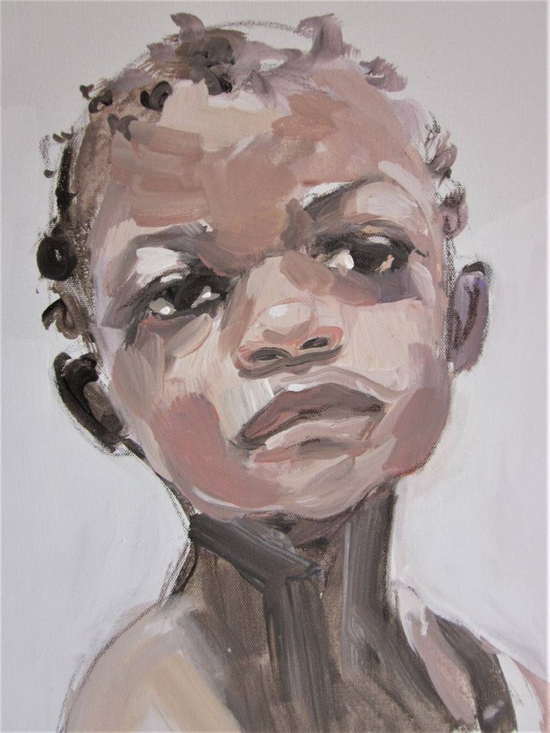 Original Portraiture People Painting by Petina Wynn