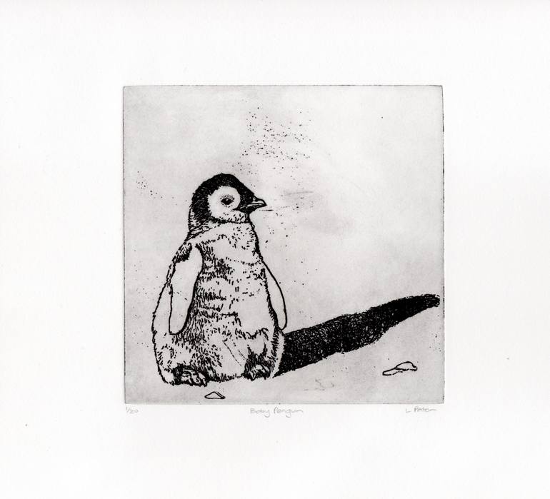 Original Illustration Animal Printmaking by Lydie Paton