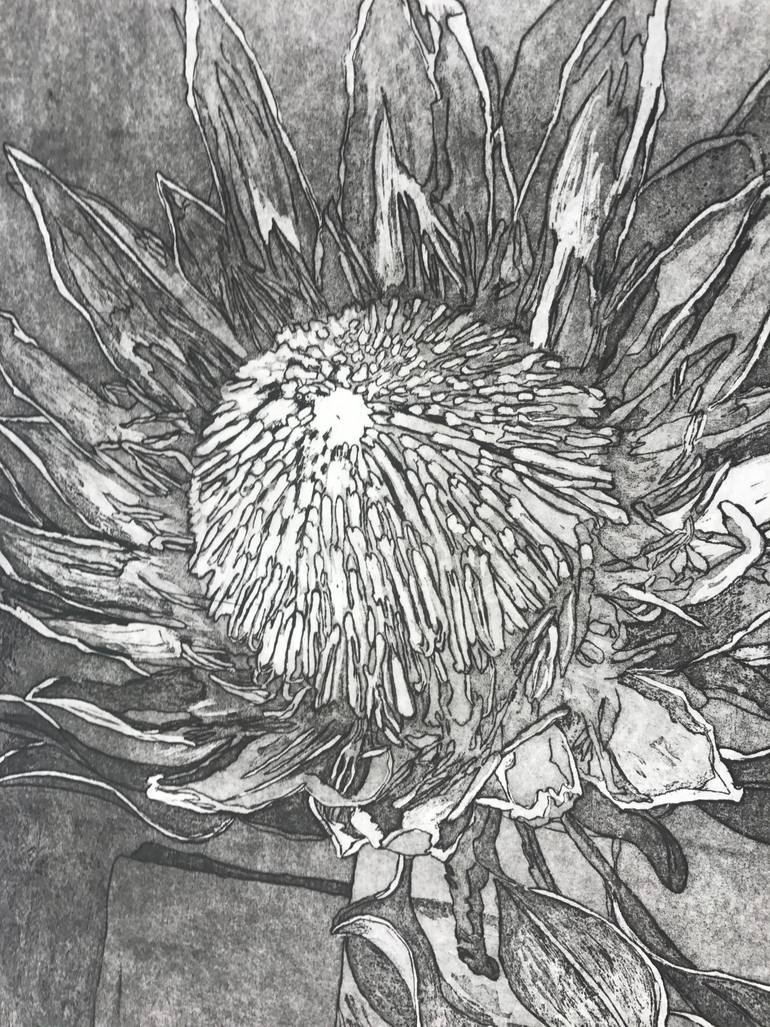 Original Illustration Still Life Printmaking by Lydie Paton