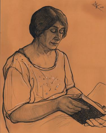 Original Illustration Portrait Drawings by Mariia Kryshtal