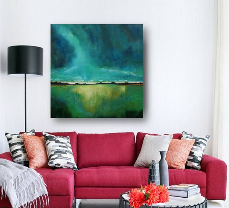 Original Abstract Landscape Painting by Tony Davie