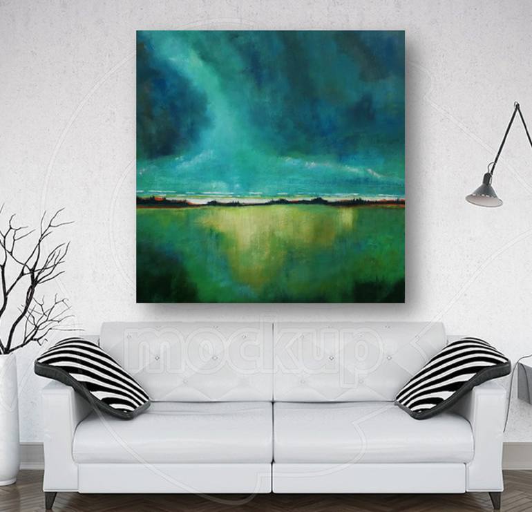 Original Abstract Landscape Painting by Tony Davie