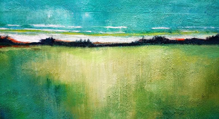 Original Abstract Landscape Painting by Tony Davie