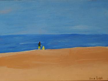 Print of Minimalism Beach Paintings by Anna Sadzik