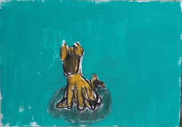 Print of Minimalism Dogs Paintings by Anna Sadzik