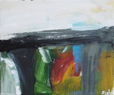 Print of Abstract Landscape Paintings by Anna Sadzik
