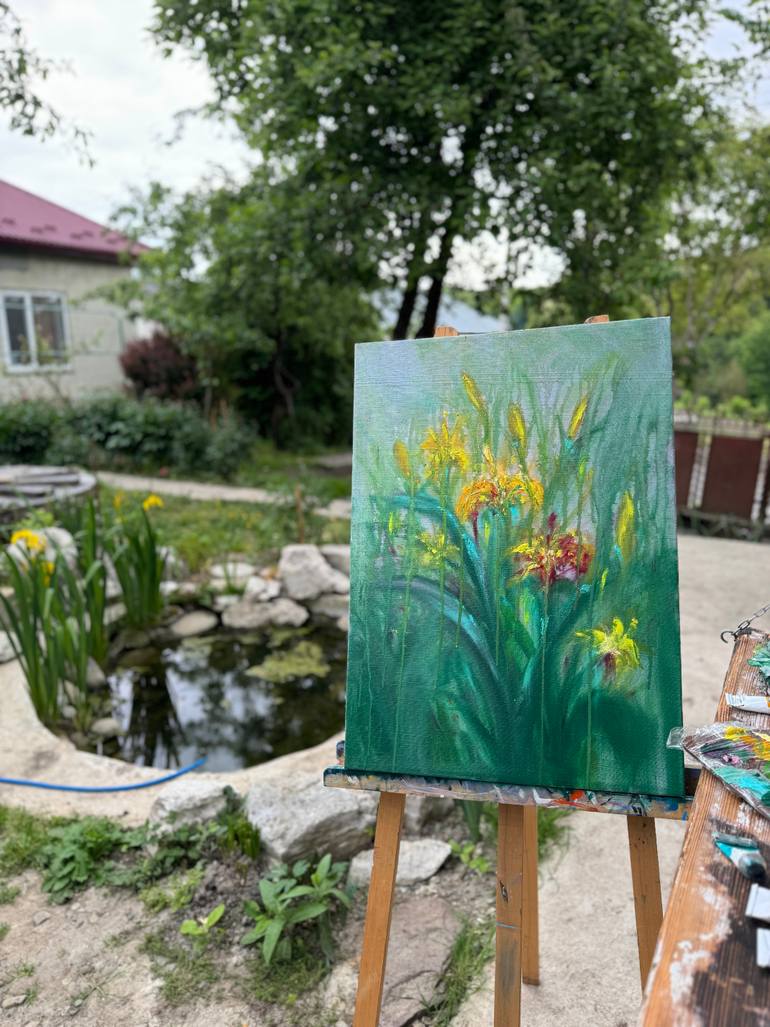 Original Abstract Expressionism Abstract Painting by Tanya Bilous