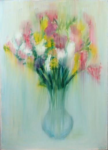 Print of Expressionism Floral Paintings by Tanya Bilous