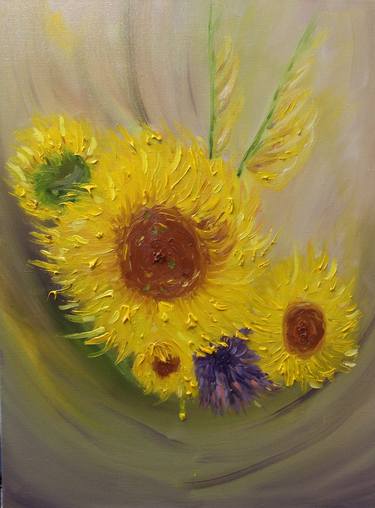 Print of Fine Art Floral Paintings by Tanya Bilous