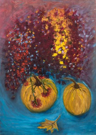 Original Abstract Expressionism Seasons Paintings by Tanya Bilous
