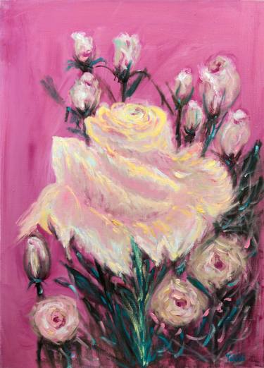 Original Fine Art Floral Paintings by Tanya Bilous