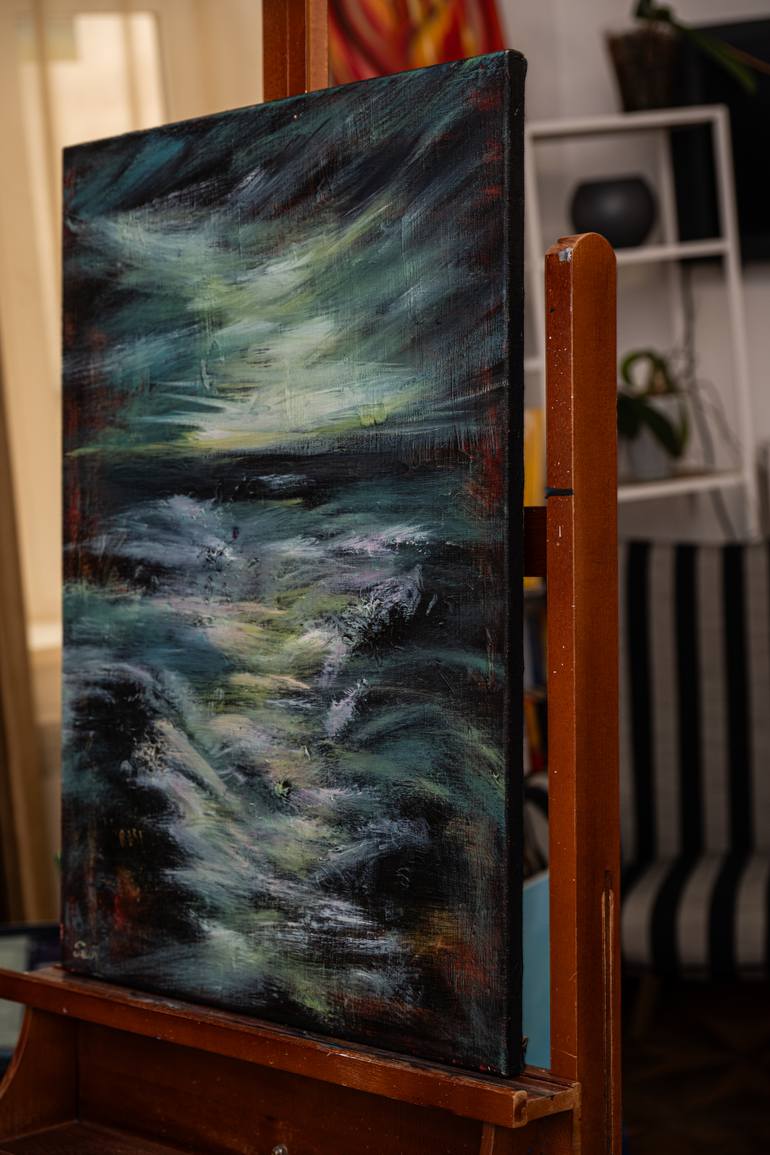 Original Abstract Expressionism Abstract Painting by Tanya Bilous
