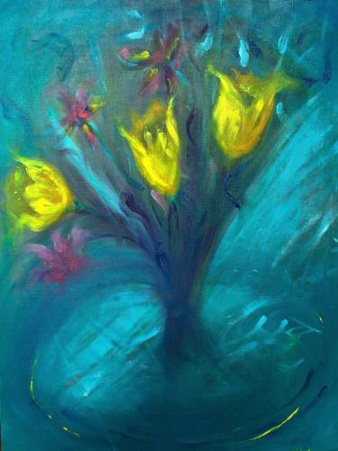 Original Conceptual Floral Paintings by Tanya Bilous