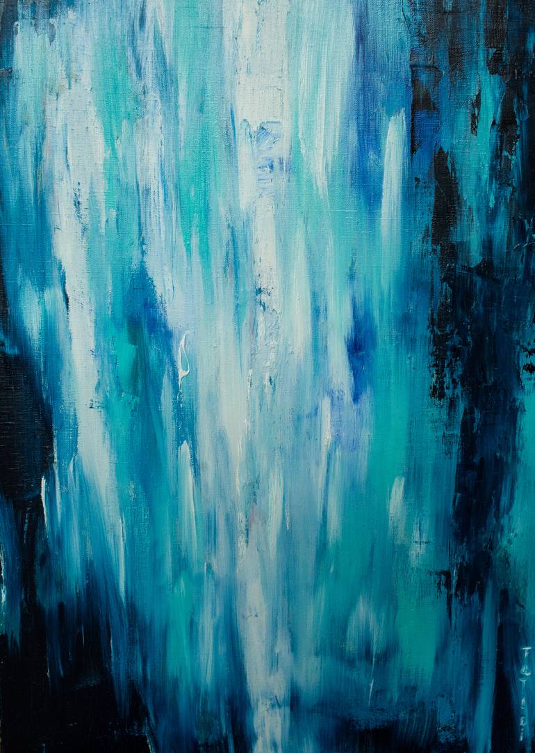 Time of Water Painting by Tanya Bilous | Saatchi Art