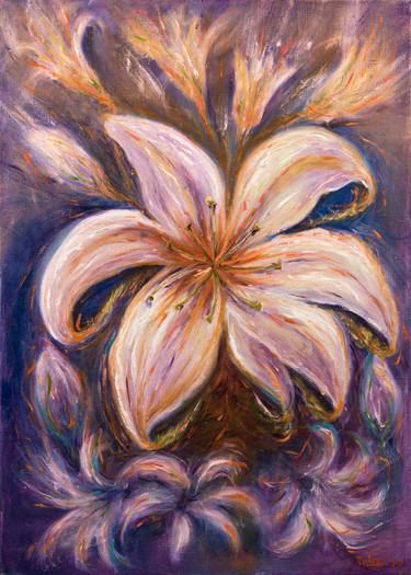 Original Modern Floral Paintings by Tanya Bilous