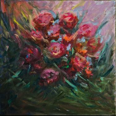 Original Expressionism Floral Paintings by Tanya Bilous