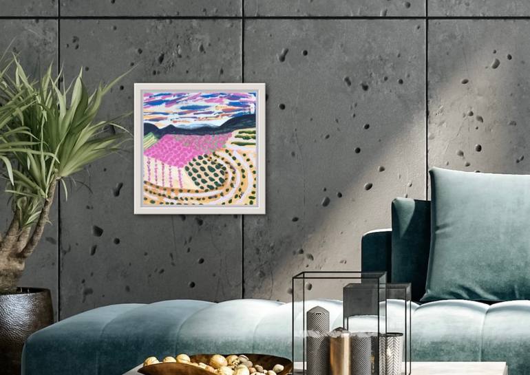 Original Abstract Expressionism Abstract Painting by J Larsen-Collinge