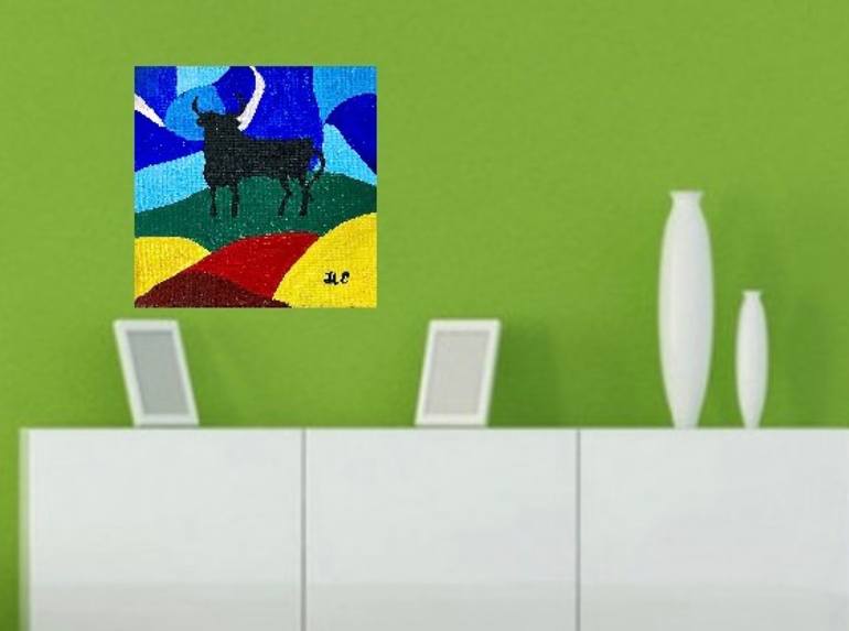 Original Contemporary Abstract Painting by J Larsen-Collinge