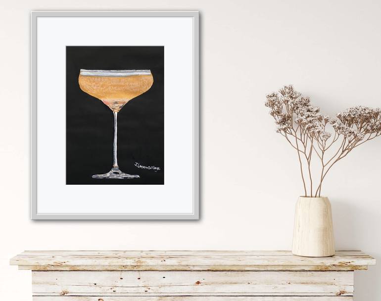 Original Art Deco Food & Drink Painting by jane Larsen-Collinge
