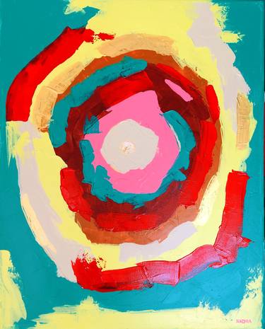 Print of Modern Abstract Paintings by Nadra Jacob