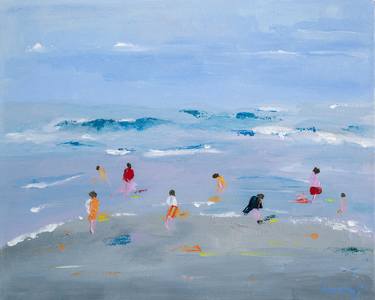 Print of Beach Paintings by Nadra Jacob