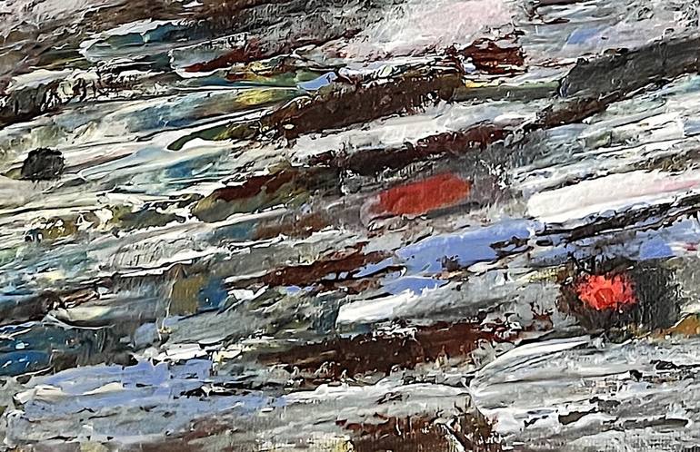 Original Abstract Expressionism Landscape Painting by Edward Teague
