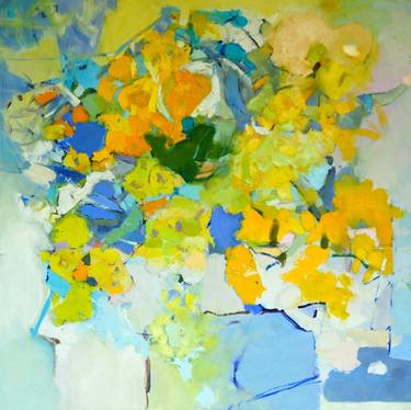 Original Abstract Expressionism Abstract Paintings by Elena Shraibman