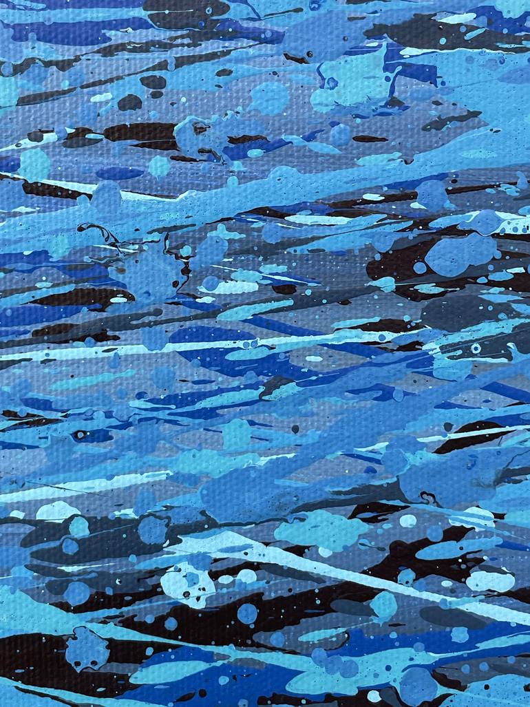 Original Abstract Seascape Painting by Ivan Didovodiuk