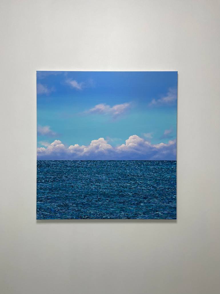 Original Abstract Seascape Painting by Ivan Didovodiuk