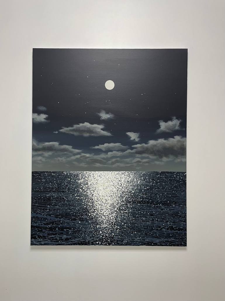 Original Abstract Seascape Painting by Ivan Didovodiuk