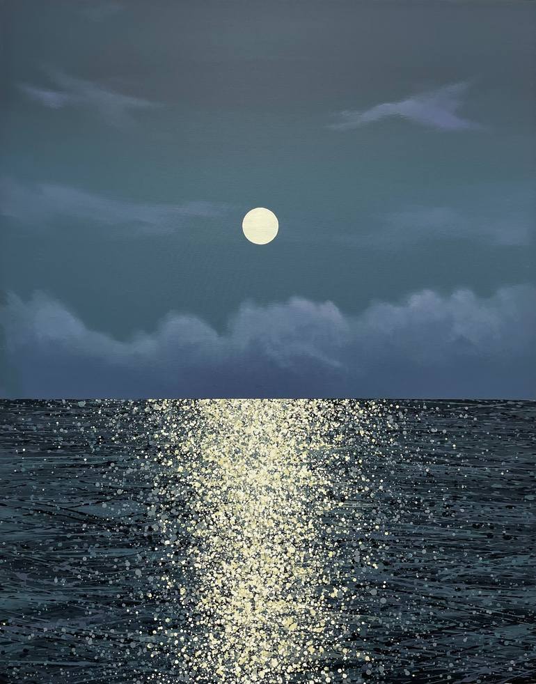 Print of Abstract Seascape Paintings by Ivan Didovodiuk