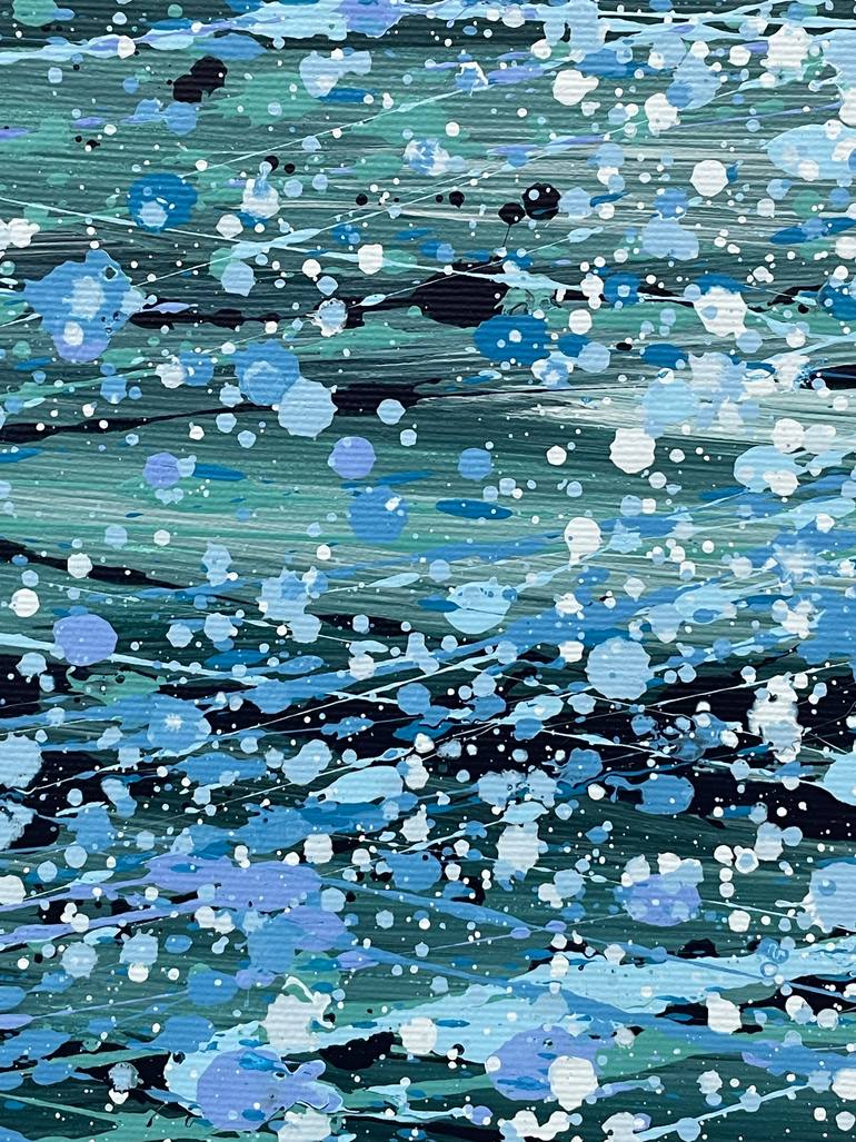 Original Abstract Expressionism Seascape Painting by Ivan Didovodiuk