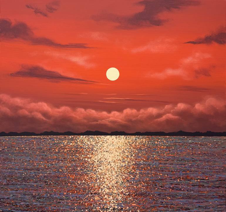 Print of Abstract Seascape Paintings by Ivan Didovodiuk