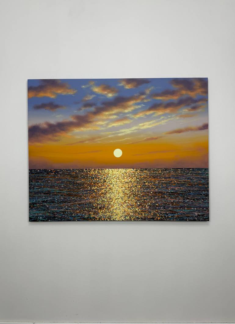 Original Abstract Seascape Painting by Ivan Didovodiuk