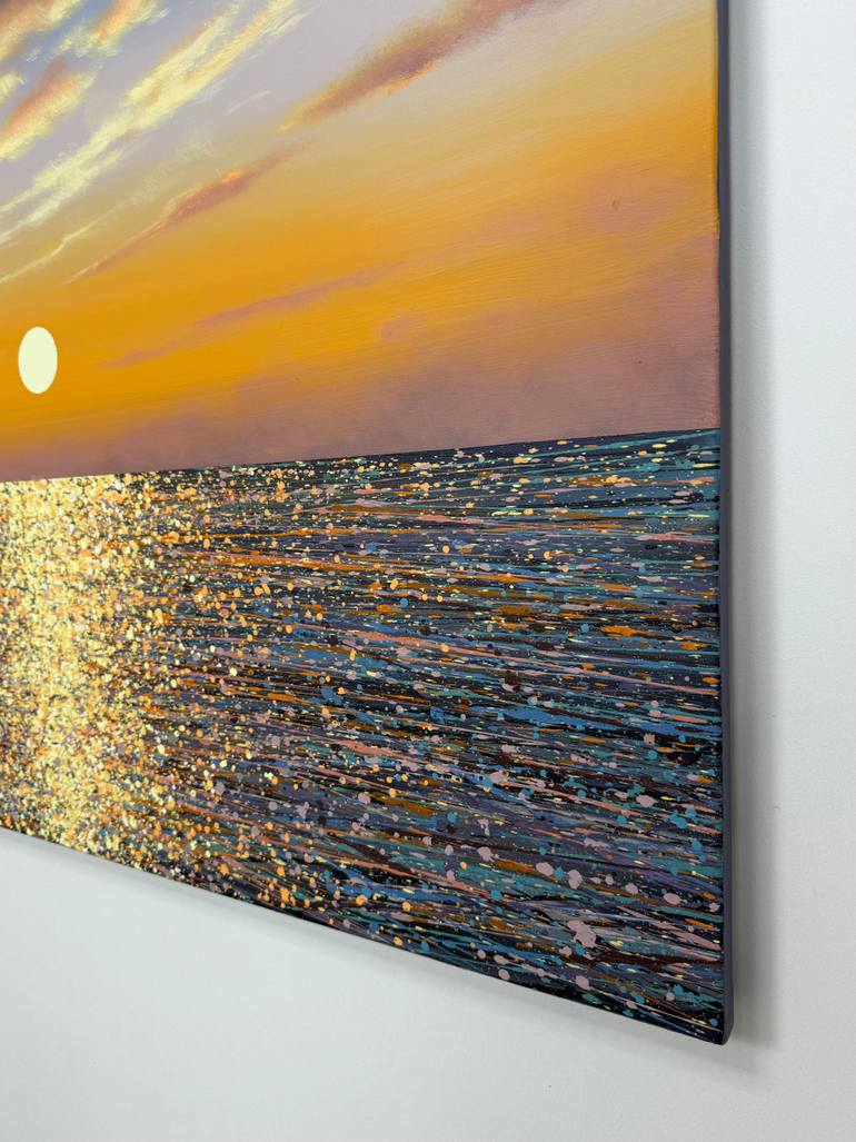 Original Abstract Seascape Painting by Ivan Didovodiuk