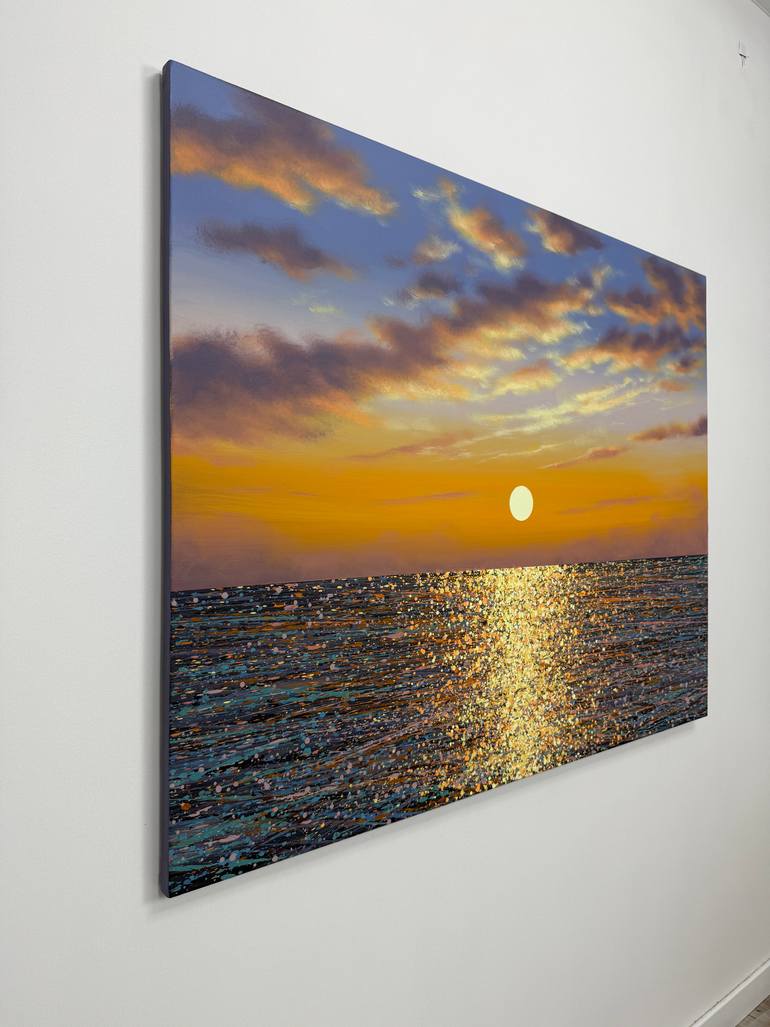 Original Abstract Seascape Painting by Ivan Didovodiuk